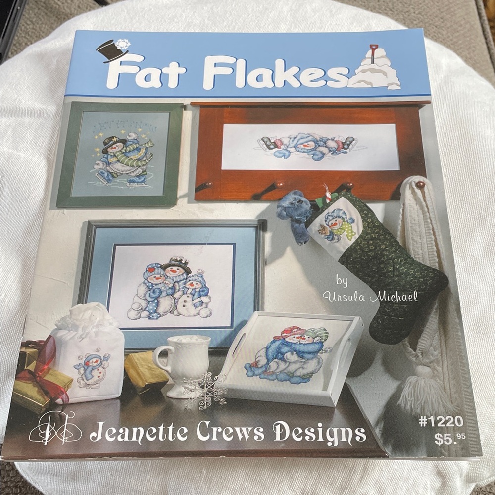 Fat Flakes Cross Stitch Pattern Book